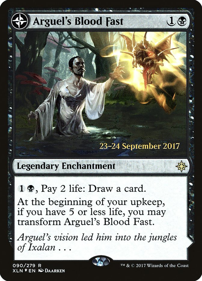 Arguel's Blood Fast // Temple of Aclazotz PXLN-90S Ixalan Promos Magic card