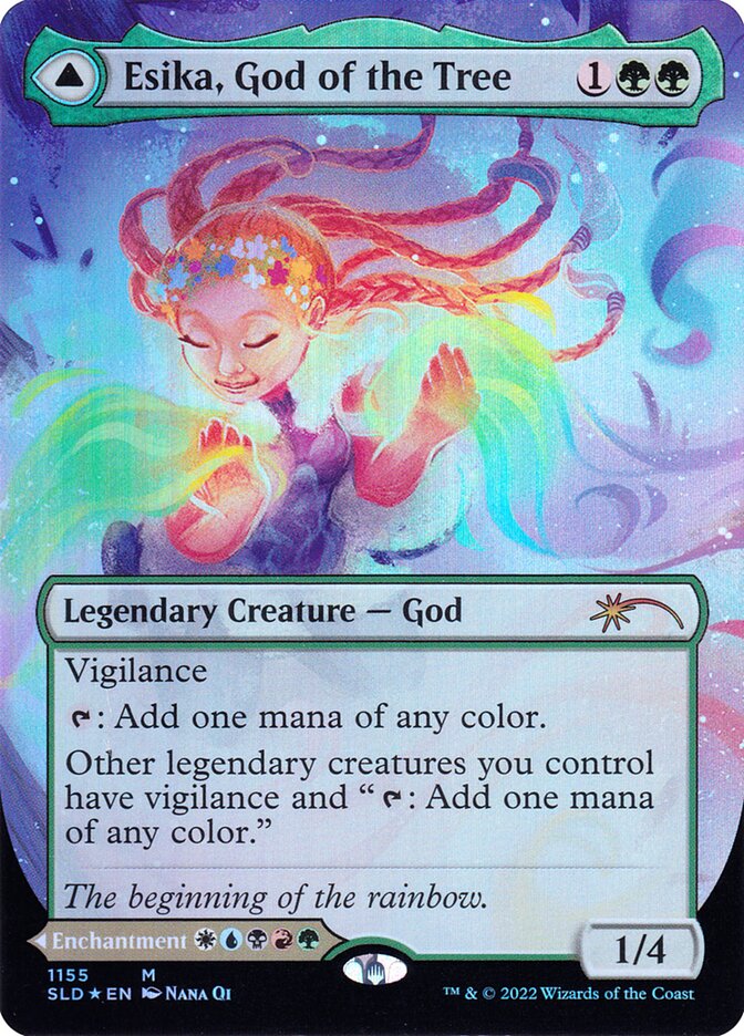 Esika, God of the Tree // The Prismatic Bridge SLD-1155 Secret Lair Drop Magic card