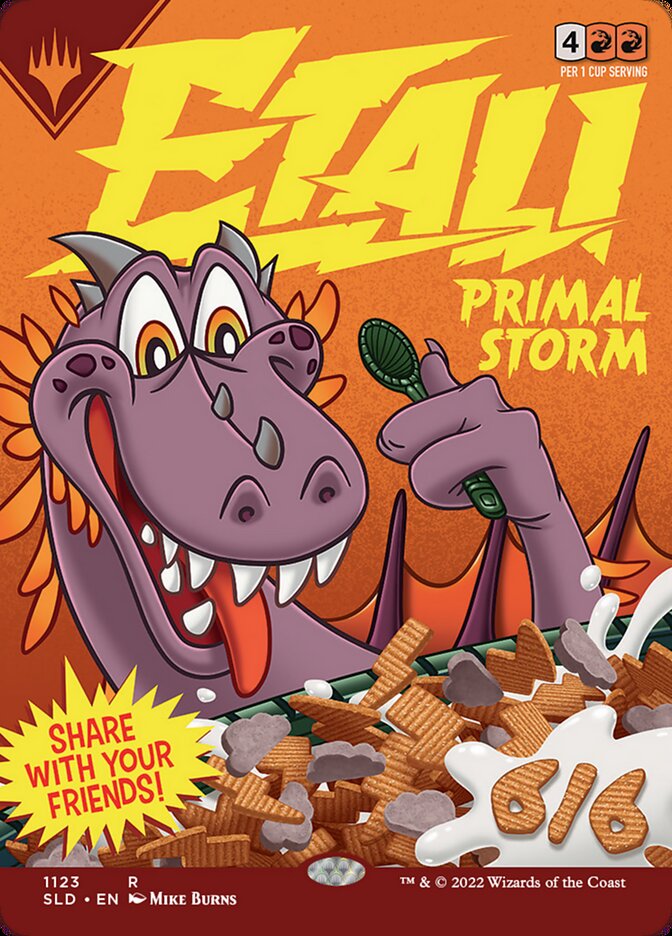 Etali, Primal Storm // Etali, Primal Storm SLD-1123 Secret Lair Drop Magic card