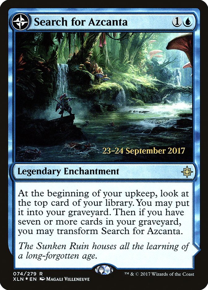 Search for Azcanta // Azcanta, the Sunken Ruin PXLN-74S Ixalan Promos Magic card