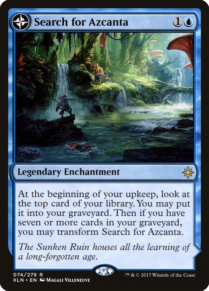 Search for Azcanta // Azcanta, the Sunken Ruin XLN-74 Ixalan Magic card