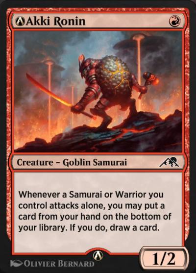 A-Akki Ronin A-131 Kamigawa: Neon Dynasty Magic card