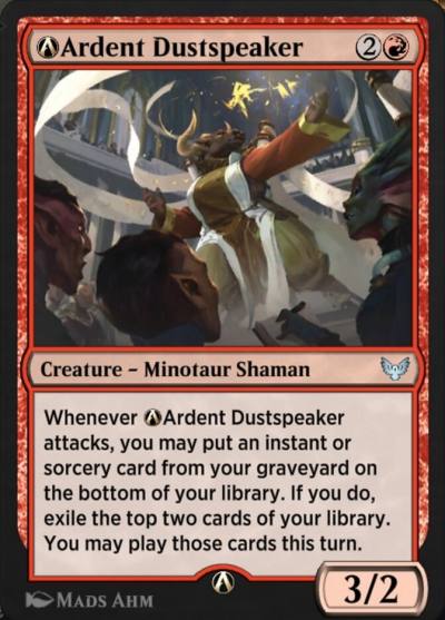 A-Ardent Dustspeaker STX-A-92 Strixhaven: School of Mages Magic card