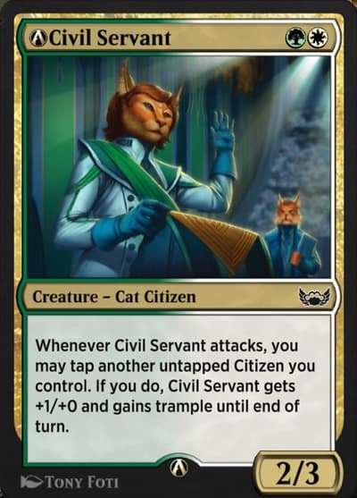 A-Civil Servant A-176 Streets of New Capenna Magic card