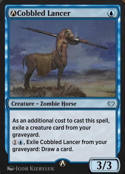 A-Cobbled Lancer A-52 Innistrad: Crimson Vow Magic card