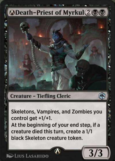 A-Death-Priest of Myrkul A-95 Adventures in the Forgotten Realms Magic card