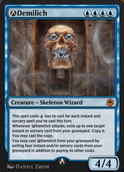 A-Demilich AFR-A-53 Adventures in the Forgotten Realms Magic card