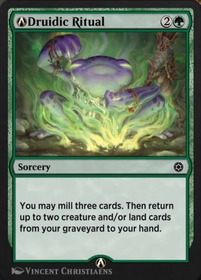 A-Druidic Ritual HBG-A-208 Alchemy Horizons: Baldur's Gate Magic card