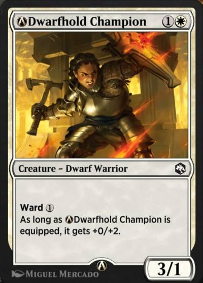 A-Dwarfhold Champion AFR-A-14 Adventures in the Forgotten Realms Magic card