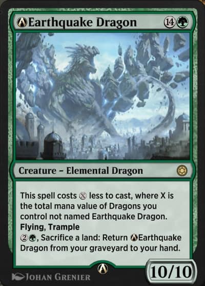 A-Earthquake Dragon A-209 Alchemy Horizons: Baldur's Gate Magic card
