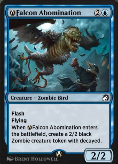 A-Falcon Abomination A-52 Innistrad: Midnight Hunt Magic card