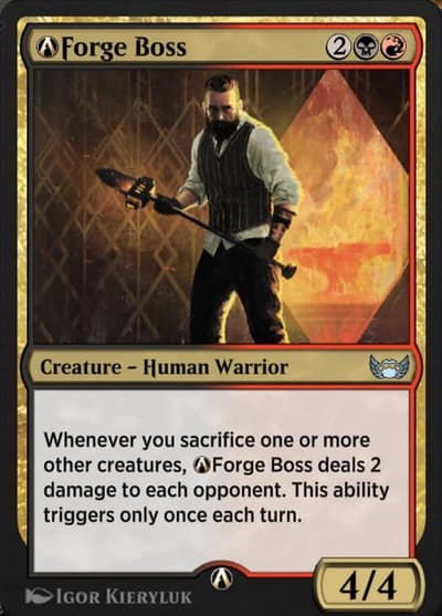 A-Forge Boss A-189 Streets of New Capenna Magic card