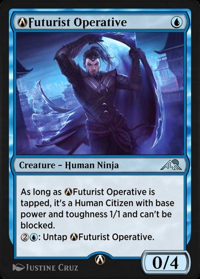 A-Futurist Operative A-53 Kamigawa: Neon Dynasty Magic card