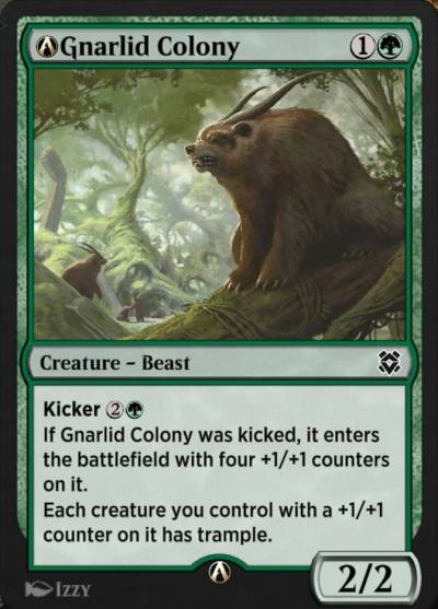 A-Gnarlid Colony A-185 Zendikar Rising Magic card