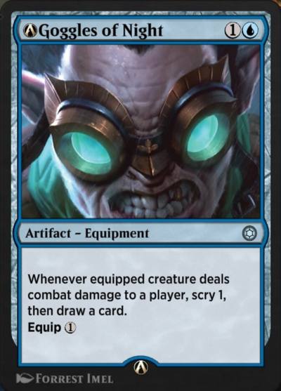 A-Goggles of Night HBG-A-120 Alchemy Horizons: Baldur's Gate Magic card