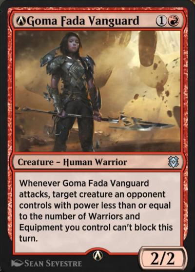 A-Goma Fada Vanguard ZNR-A-141 Zendikar Rising Magic card