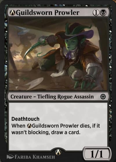 A-Guildsworn Prowler A-160 Alchemy Horizons: Baldur's Gate Magic card
