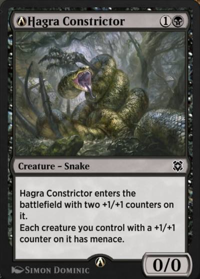 A-Hagra Constrictor A-105 Zendikar Rising Magic card