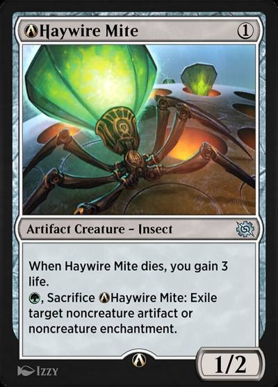 A-Haywire Mite A-199 The Brothers' War Magic card