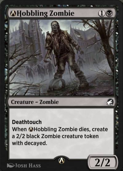 A-Hobbling Zombie A-106 Innistrad: Midnight Hunt Magic card