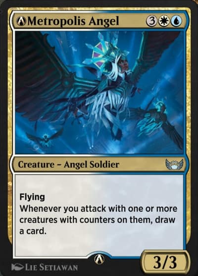 A-Metropolis Angel A-203 Streets of New Capenna Magic card