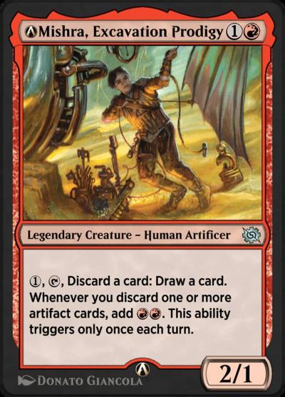 A-Mishra, Excavation Prodigy A-140 The Brothers' War Magic card