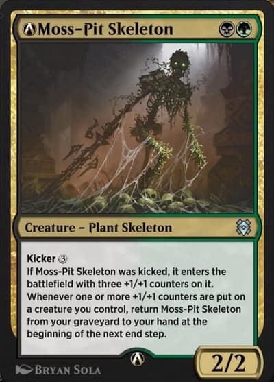 A-Moss-Pit Skeleton A-228 Zendikar Rising Magic card