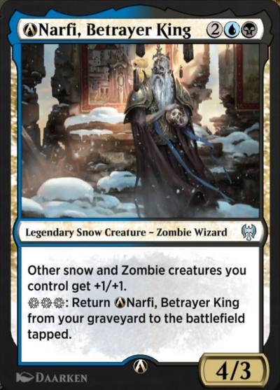 A-Narfi, Betrayer King A-224 Kaldheim Magic card