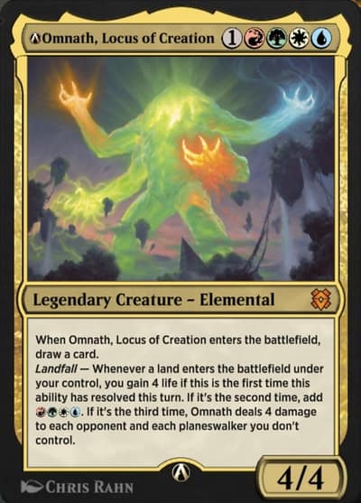 A-Omnath, Locus of Creation A-232 Zendikar Rising Magic card