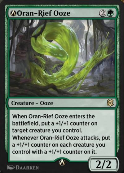 A-Oran-Rief Ooze A-198 Zendikar Rising Magic card