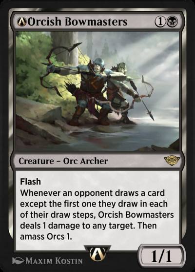 A-Orcish Bowmasters LTR-A-103 The Lord of the Rings: Tales of Middle-earth Magic card