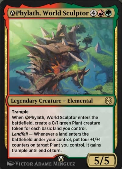 A-Phylath, World Sculptor A-234 Zendikar Rising Magic card