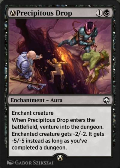A-Precipitous Drop AFR-A-115 Adventures in the Forgotten Realms Magic card