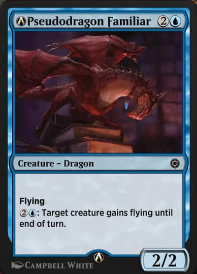 A-Pseudodragon Familiar A-128 Alchemy Horizons: Baldur's Gate Magic card