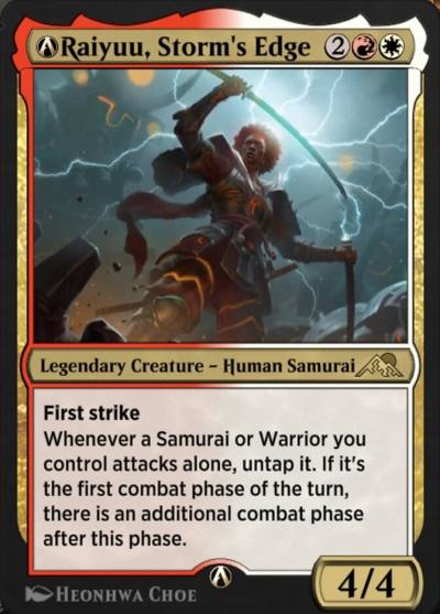 A-Raiyuu, Storm's Edge A-232 Kamigawa: Neon Dynasty Magic card