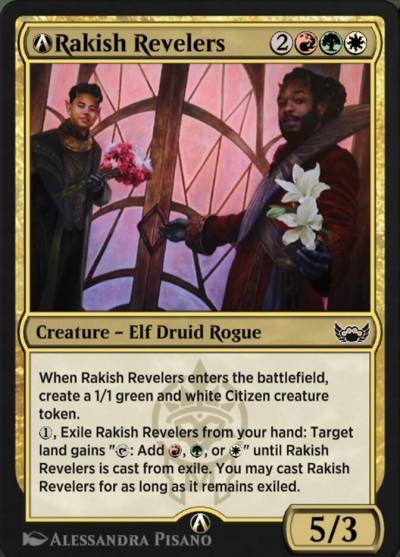 A-Rakish Revelers SNC-A-214 Streets of New Capenna Magic card