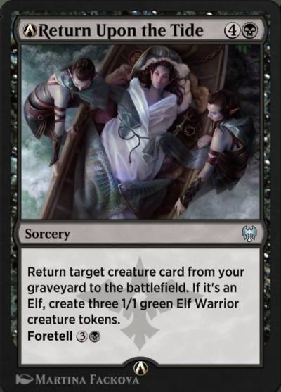 A-Return Upon the Tide KHM-A-106 Kaldheim Magic card