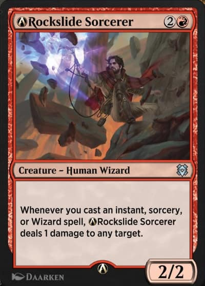 A-Rockslide Sorcerer A-154 Zendikar Rising Magic card
