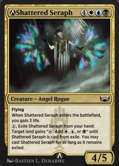 A-Shattered Seraph SNC-A-221 Streets of New Capenna Magic card
