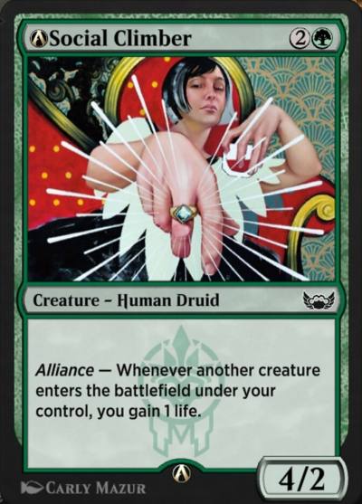 A-Social Climber SNC-A-157 Streets of New Capenna Magic card