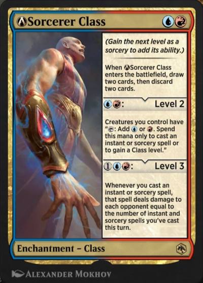 A-Sorcerer Class AFR-A-233 Adventures in the Forgotten Realms Magic card