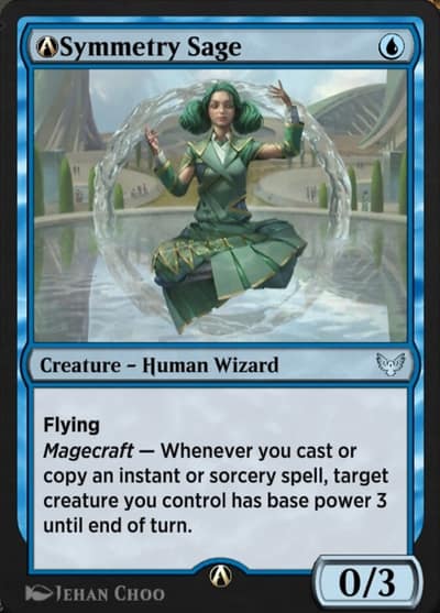 A-Symmetry Sage A-56 Strixhaven: School of Mages Magic card