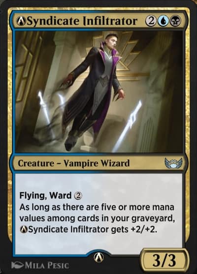 A-Syndicate Infiltrator A-226 Streets of New Capenna Magic card