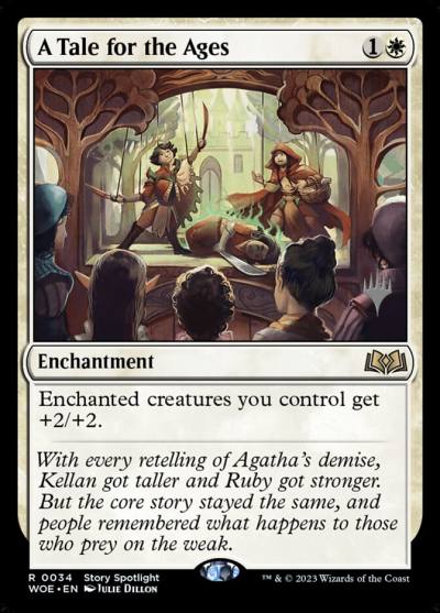 A Tale for the Ages PWOE-34P Wilds of Eldraine Promos Magic card