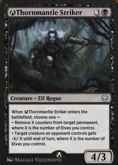 A-Thornmantle Striker KHM-A-387 Kaldheim Magic card