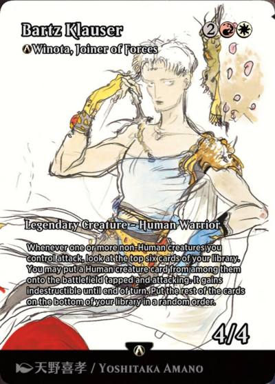 A-Winota, Joiner of Forces FCA-A-19 Final Fantasy: Through the Ages Magic card