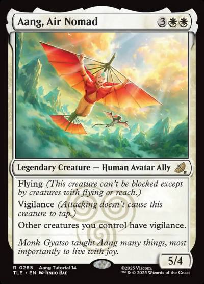Aang, Air Nomad TLE-265 Avatar: The Last Airbender Eternal Magic card