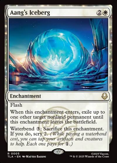 Aang's Iceberg TLA-5 Avatar: The Last Airbender Magic card