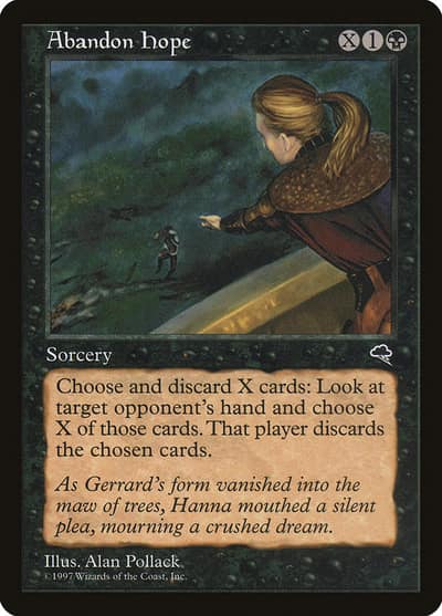 Abandon Hope TMP-107 Tempest Magic card