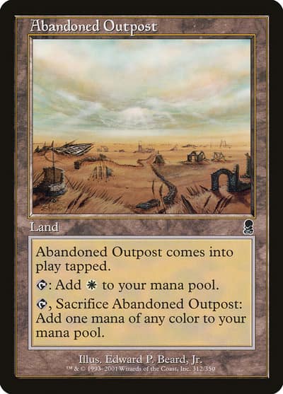 Abandoned Outpost ODY-312 Odyssey Magic card